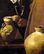 VELAZQUEZ, Diego Rodriguez de Silva y The Waterseller of Seville (detail) USA oil painting artist